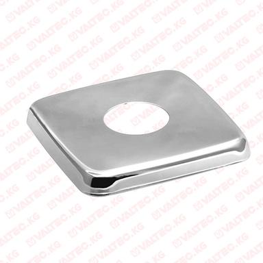 Чашка декоративная хромированная 1/2", (60х20х6мм) квадрат, Masterprof