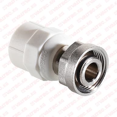 Соединитель PPR с накидной гайкой, евроконус VALTEC