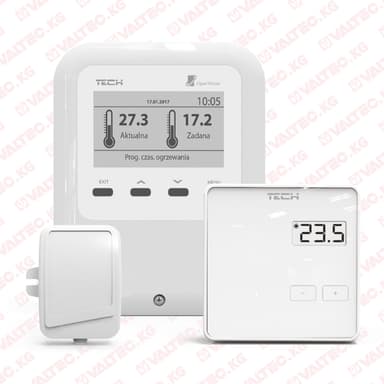 Купить Комплект контроллер WiFi-OT с OpenTherm + комнатный термостат R-8b + проводной внешний датчик температуры ST-291p NTC, TECH Комплект контроллер WiFi-OT с OpenTherm + комнатный термостат R-8b + проводной внешний датчик температуры ST-291p NTC, TECH