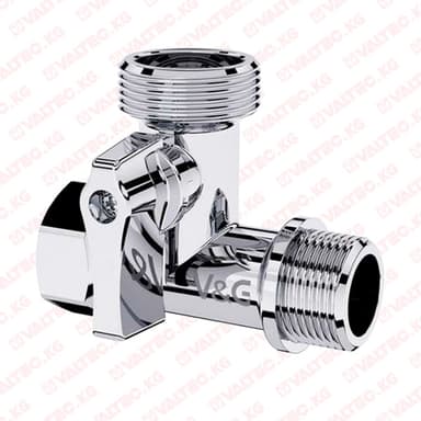 Купить Кран шаровой Т-образный для подключения сантехнических приборов 1/2" х 3/4" х 1/2" Valogin Кран шаровой Т-образный для подключения сантехнических приборов 1/2" х 3/4" х 1/2" Valogin