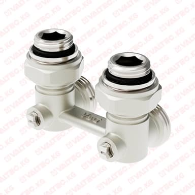 Купить Узел нижнего подключения радиатора, угловой 1/2" нар х 3/4 "Евроконус" Valogin Узел нижнего подключения радиатора, угловой 1/2" нар х 3/4 "Евроконус" Valogin