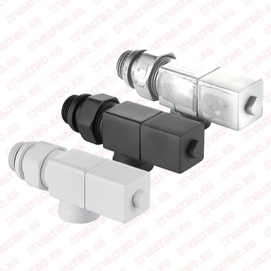Набор дизайн-вентилей CUBE осевой 1/2" (15 мм), Royal Thermo