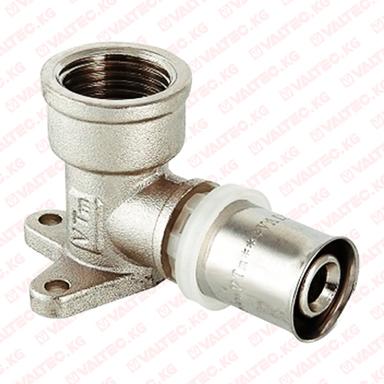 Угольник с креплением (водорозетка) 16 х 1/2" (15 мм) Valtec