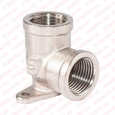 Угольник с креплением (водорозетка) латунная 1/2" вн. Valtec