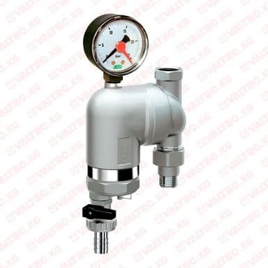 Фильтр поворотный 39M6 ВР-НР, 300 мкм, с магнитом, с манометром, FAR