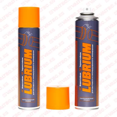 СИЛИКОНОВАЯ СМАЗКА-АЭРОЗОЛЬ ДЛЯ КАНАЛИЗАЦИИ LUBRIUM, 400 мл
