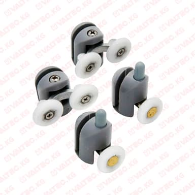 Купить Ролики для душ. кабин Комплект №1 (одинар. ниж. 2 шт. + двойн. верх. 2 шт.), Masterprof Ролики для душ. кабин Комплект №1 (одинар. ниж. 2 шт. + двойн. верх. 2 шт.), Masterprof