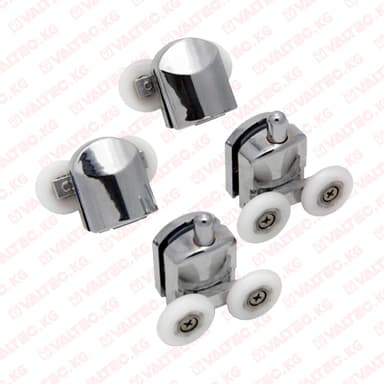 Купить Ролики для душ. кабин Комплект №3 (двойн. ниж. 2 шт. + двойн. верх. 2 шт.) хром, Masterprof Ролики для душ. кабин Комплект №3 (двойн. ниж. 2 шт. + двойн. верх. 2 шт.) хром, Masterprof